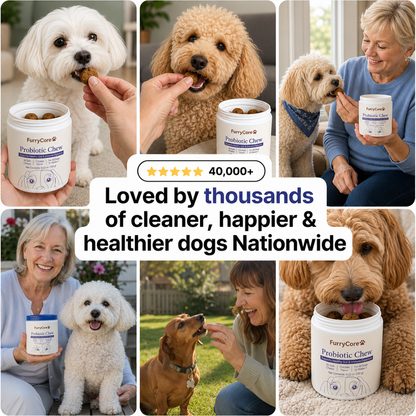 FurryCore Daily Probiotic Chews - Gut, Skin & Coat Support